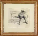 Jerome Myers, Boy on a Bench