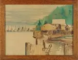 John Marin, Lobsterman’s Pier, Port Clyde, Maine