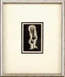 Rockwell Kent, Sacco & Vanzetti, Pencil signed engraving shows two heads on a pole with crosses in the background