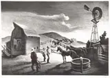 Thomas Hart Benton, The Corral