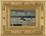 Hayley Lever, The Beach-Cornwall, England, 1908