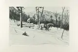 Churchill Ettinger, Two Lithographs: “Blacks at Dusk” and “Logging in Vermont, Both limited edition, signed, original lithographs