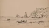 Xanthus Russell Smith, Two Coastal Drawings
