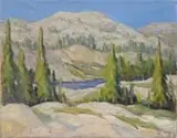 Ernest Lawson, Western Landscape