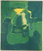 Frank Lobdell, Green and Yellow Abstract