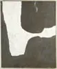 William Ivey, Untitled, Black and white abstract oil on canvas