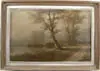 Jallen, French Landscape, Early to mid 20th century oil on canvas French landscape with small pond and boat