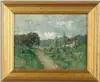George Henry Smillie, Summer Landscape with Farmhouse