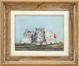 David Burliuk, Three Kittens