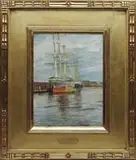 Aldro Thompson Hibbard, Tall Ships at Dock