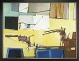 John Hultberg, Composition with Yellow and Blue