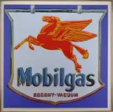 Andy Warhol, Mobil, Limited edition screen print image of the Mobilegas sign with Pegasus