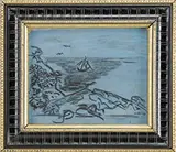 John Marin, Sailboat Off the Coast