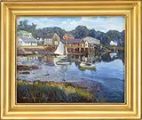 Kenneth Knowles, Cape Porpoise, Oil on masonite