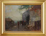 Harry Aiken Vincent, Early Morning Gloucester, Mass, Oil on canvas