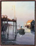 Vincent Francis Castellanet, Peggy’s Cove, Oil on canvas