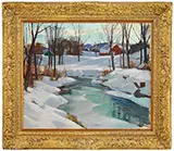 Carl W. Peters, Winter Stream