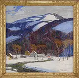 Carl Lawless, Blue Mountains, Large oil on canvas