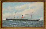 Antonio Jacobsen, Portrait of the Steamship “Commonwealth