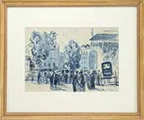 Gifford Beal, Old New York Street Scene