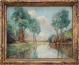 Ernest Lawson, Trees and Water