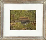Robert Spencer, Mill in the Woods, Oil on board