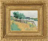 Edward Wilbur Dean Hamilton, Impressionistic Landscape, Oil on canvas