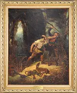 Deer Slayer by William Ranney, Oil on canvas, sold Feb 2014
