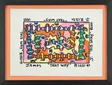 James Rizzi, This Way, That Way, Acrylic on canvas mounted to board