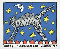 Happy Halloween by James Rizzi, Acrylic on canvas, sold Feb 2014
