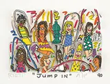 James Rizzi, Three Works: “Jump In”, “All Fall Down” & “My Turn Next