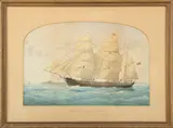 J. Hall, Canada Ship “Othere” of New Glasgow, Watercolor