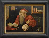 Unsigned, Nascendo Morimur, Oil on wood panel