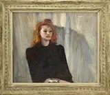 Walt Francis Kuhn, Portrait of a Red Head, Oil on canvas