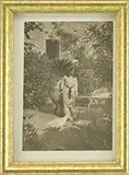 Hilda Belcher, Three Works & Three Photographs, 1) Oil on board – Spaniel