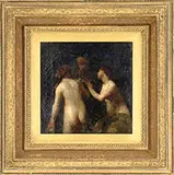 Henry Siddons Mowbray, Nude Study-Copy from Spanish Gallery, Oil on canvas