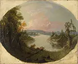 Jesse Talbot, Duck Hunting in the White Mountains, Oil on canvas