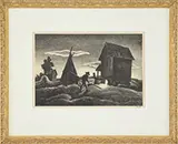 Night Firing by Thomas Hart Benton, Lithograph, sold Feb 2014