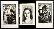 Irwin D. Hoffman, 11 Mixed Ethnic, Etchings on paper