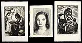 Irwin D. Hoffman, 11 Mixed Ethnic, Etchings on paper