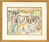Theresa Bernstein, Jewish Wedding, Jerusalem