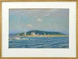 Louis Doyle Norton, Clear Morning Off Cape Porpoise Light, Pastel