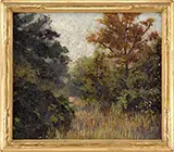 Hugh Henry Breckenridge, Study of Foliage, Oil on canvas