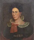 Unsigned, Portrait of a Woman, Oil on canvas