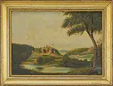 Unsigned, New England Landscape, Oil on canvas