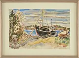 Waldo Peirce, Boats at Dry Dock