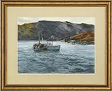 Don Stone, Lobstering Off Monhegan