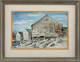David Ludwig Bloch, Monhegan Island, Watercolor