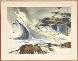 Laurence Philip Sisson, Mr, LIVINGSTON I PRESUME”. Watercolor on paper