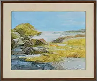 Parsons Meadow by Laurence Philip Sisson, Oil on Masonite, sold Aug 2013